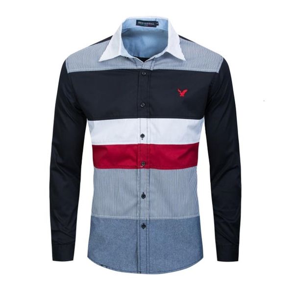 men's casual shirts spring patchwork social for male long sleeved cotton color block turn down collor men's shirt camisa masc, White;black
men's casual shirts spring patchwork social for male long sleeved cotton color block turn down collor men's shirt camisa masc, White;black