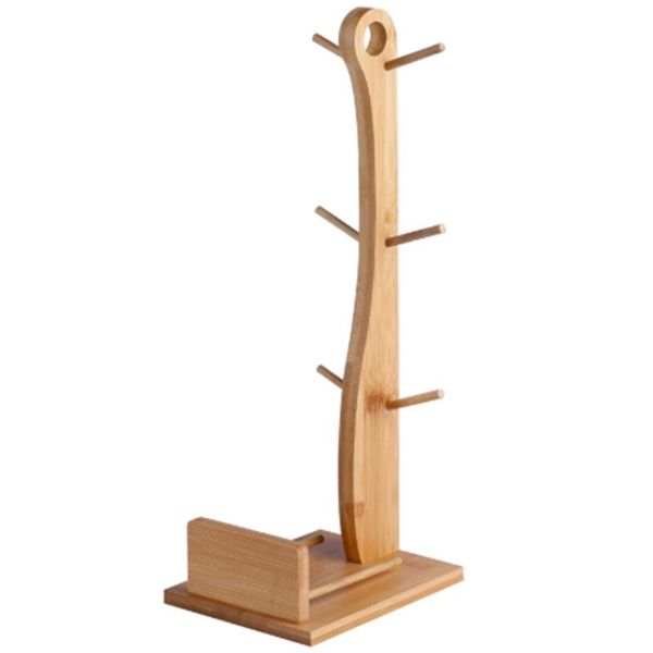 bamboo cup holder coffee mug water cups hanging shelf office home living room natural wooden drain storage rack boxes & bins
bamboo cup holder coffee mug water cups hanging shelf office home living room natural wooden drain storage rack boxes & bins