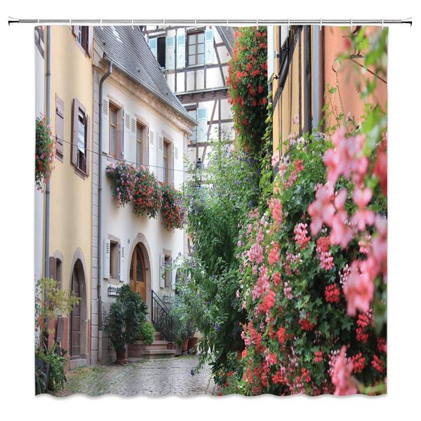 flowers house shower curtain european architecture street spring green plant flowers garden path,70x70 inch polyester fabric
flowers house shower curtain european architecture street spring green plant flowers garden path,70x70 inch polyester fabric