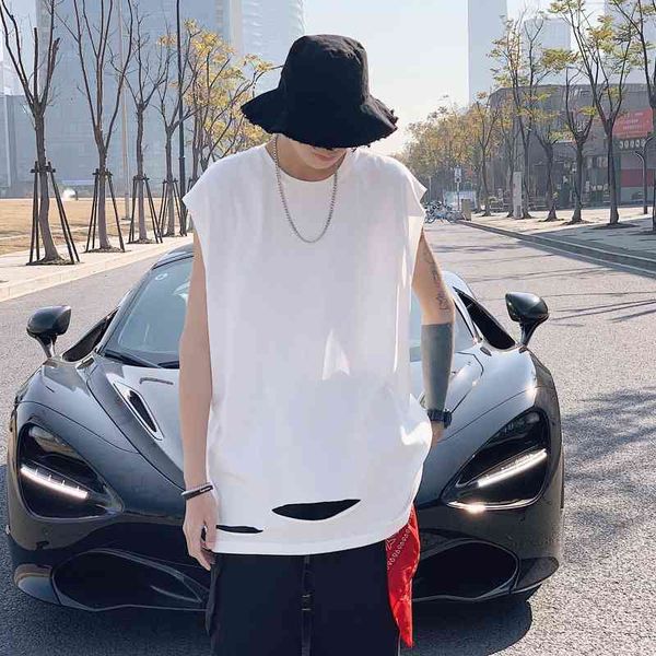 men' tank men summer casual vest korean version trend solid color hole hip hop loose o-neck sleeveless garment size m-5xl 6i, White;black
men' tank men summer casual vest korean version trend solid color hole hip hop loose o-neck sleeveless garment size m-5xl 6i, White;black