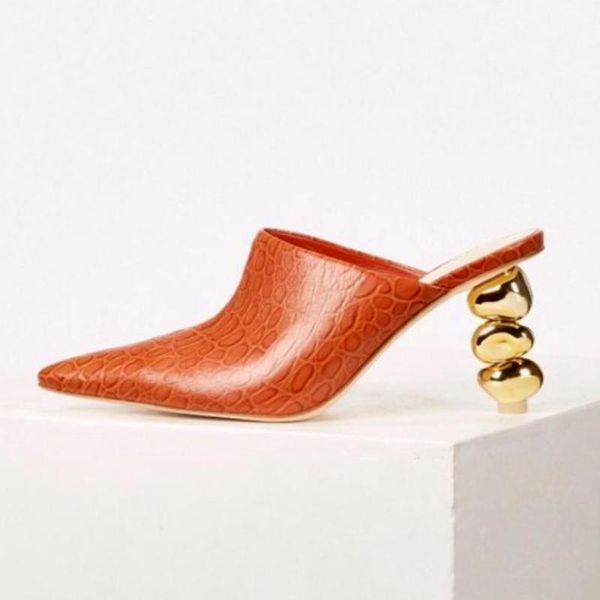 dress shoes strange style runway party women pumps luxury designer pointed leather ladies slippers 2021 chic for kobiet buty, Black
dress shoes strange style runway party women pumps luxury designer pointed leather ladies slippers 2021 chic for kobiet buty, Black