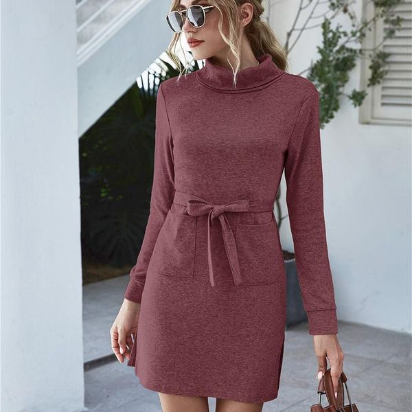 casual dresses winter dress women bodycon turtleneck female elegant lace up vintage slim autumn long sleeve clothes, Black;gray
casual dresses winter dress women bodycon turtleneck female elegant lace up vintage slim autumn long sleeve clothes, Black;gray
