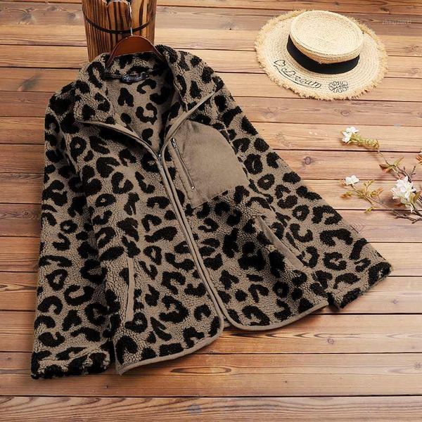 women's jackets women's winter plush fluffy coats fashion autumn long sleeve patchwork casual sweatshirts women leopard printed ou, Black;brown
women's jackets women's winter plush fluffy coats fashion autumn long sleeve patchwork casual sweatshirts women leopard printed ou, Black;brown