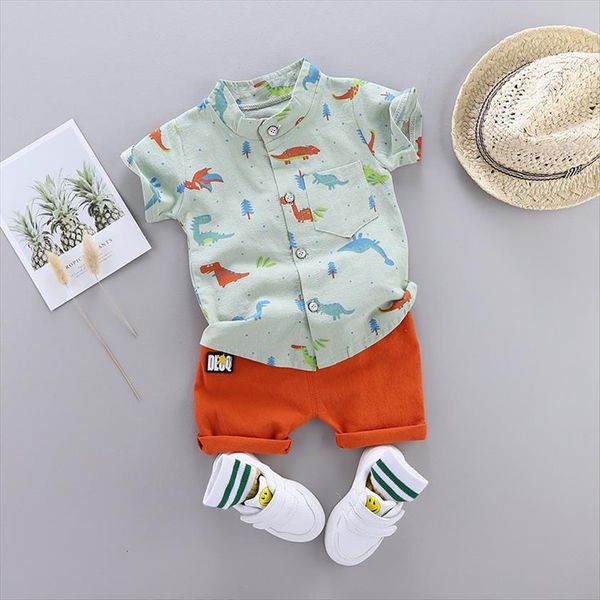 summer boy clothes set cartoon dinosaur print short sleeve shirt pants for 1 2 3 4 years kid baby toddler, White
summer boy clothes set cartoon dinosaur print short sleeve shirt pants for 1 2 3 4 years kid baby toddler, White