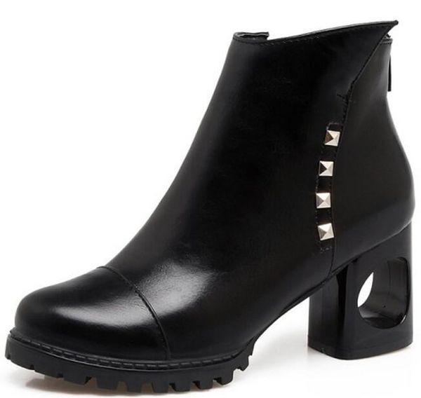 boots zapatos mujer chaussure femme motorcycle shoes woman women pumps winter rivet ladies high heels ankle fashion punk g61168, Black
boots zapatos mujer chaussure femme motorcycle shoes woman women pumps winter rivet ladies high heels ankle fashion punk g61168, Black
