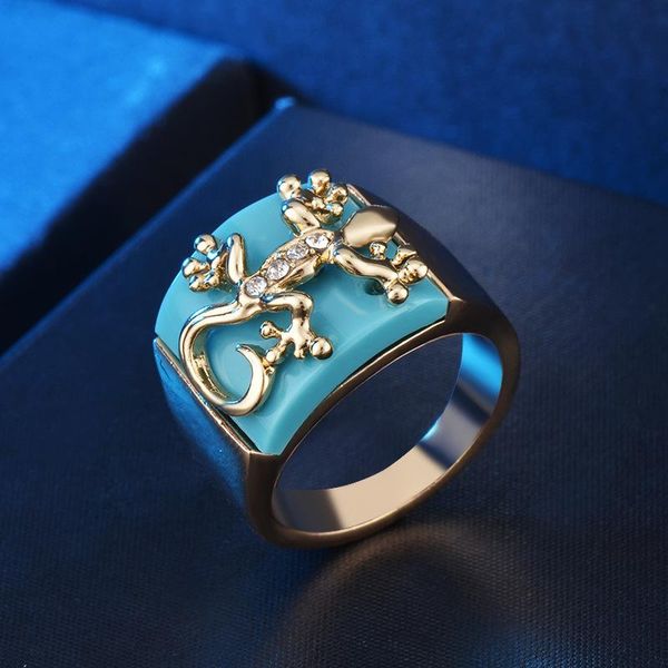 creative personality ladies exaggerated diamond gold gecko zircon ring all-match fashion jewelry birthday gift cluster rings, Golden;silver
creative personality ladies exaggerated diamond gold gecko zircon ring all-match fashion jewelry birthday gift cluster rings, Golden;silver