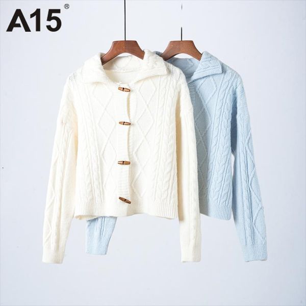 women's knits & tees a15 women knitted cardigans sweater fashion autumn long sleeve loose coat casual button turn-down neck solid femal, White
women's knits & tees a15 women knitted cardigans sweater fashion autumn long sleeve loose coat casual button turn-down neck solid femal, White