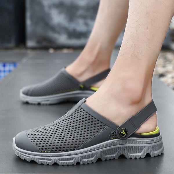 clogs casual slip-on men shoes 2020 new summer garden hollow-out water sandals breathable&light slippers flip-flops gray, Black
clogs casual slip-on men shoes 2020 new summer garden hollow-out water sandals breathable&light slippers flip-flops gray, Black