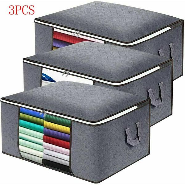 clothing & wardrobe storage 3pcs set foldable comforter bag household box dustproof quilt organizer
clothing & wardrobe storage 3pcs set foldable comforter bag household box dustproof quilt organizer
