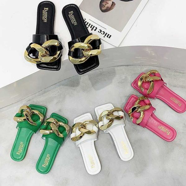 slippers female metal chain slippers fashion will see sandals zapatos of pink mujer green shoes outdoors house xdyu, Black
slippers female metal chain slippers fashion will see sandals zapatos of pink mujer green shoes outdoors house xdyu, Black
