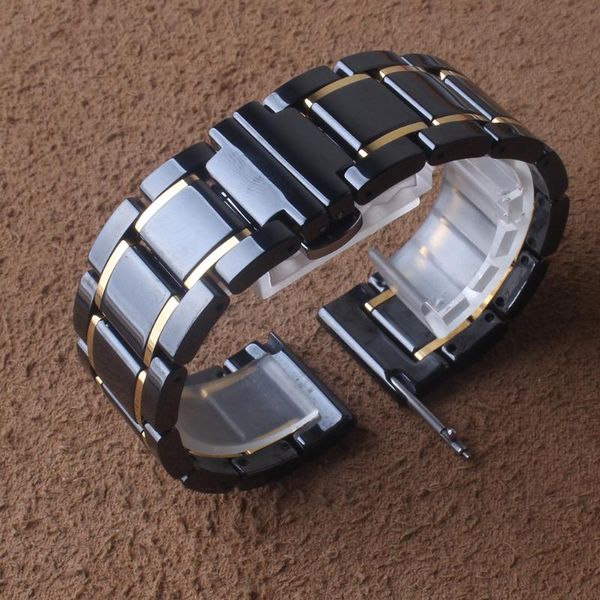 watch bands pure ceramic accessories stainless steel buckle watchbands for samsung gear galaxy quick release pins wrist strap wristband gold, Black;brown
watch bands pure ceramic accessories stainless steel buckle watchbands for samsung gear galaxy quick release pins wrist strap wristband gold, Black;brown
