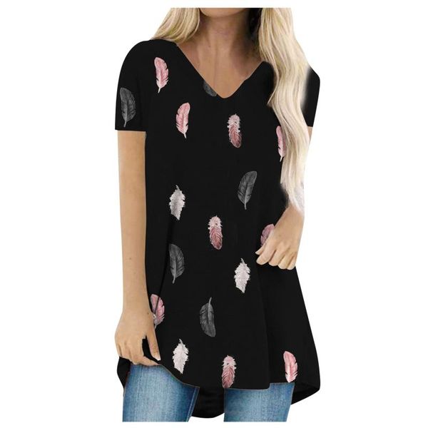 women's hoodies & sweatshirts women's plus size blouse v-neck feather printing casual loose short sleeves print solid color spring, Black
women's hoodies & sweatshirts women's plus size blouse v-neck feather printing casual loose short sleeves print solid color spring, Black