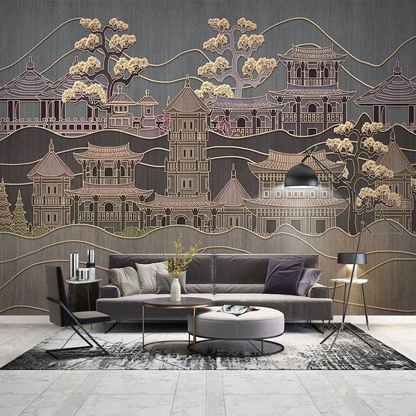 wallpapers custom mural wallpaper chinese style 3d golden line landscape classical architecture living room tv sofa background wall murals
wallpapers custom mural wallpaper chinese style 3d golden line landscape classical architecture living room tv sofa background wall murals