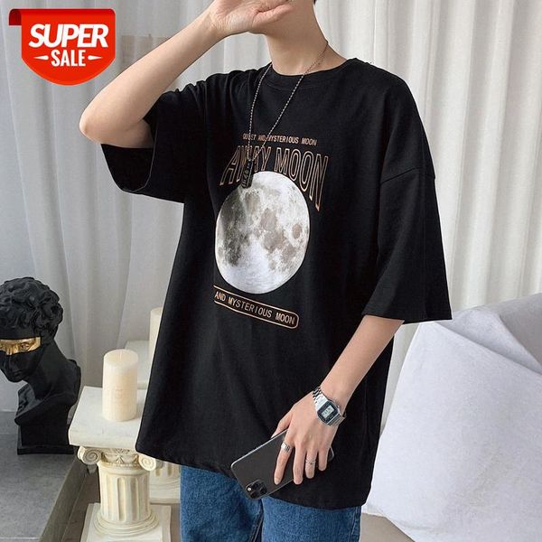 printed short-sleeved men's trendy loose casual personality pattern round neck bottoming shirt korean trend couple t-shirt summer #fa6i, White;black
printed short-sleeved men's trendy loose casual personality pattern round neck bottoming shirt korean trend couple t-shirt summer #fa6i, White;black