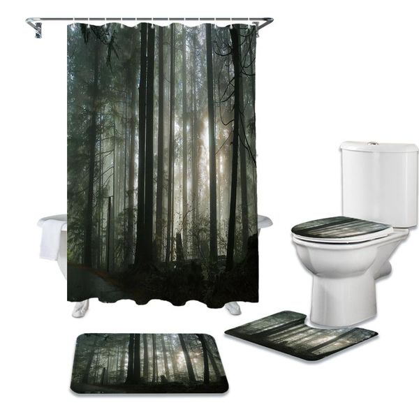 shower curtains forest road sunlight durable waterproof curtain set bathroom rugs carpet toilet seat cover pad floor mat
shower curtains forest road sunlight durable waterproof curtain set bathroom rugs carpet toilet seat cover pad floor mat