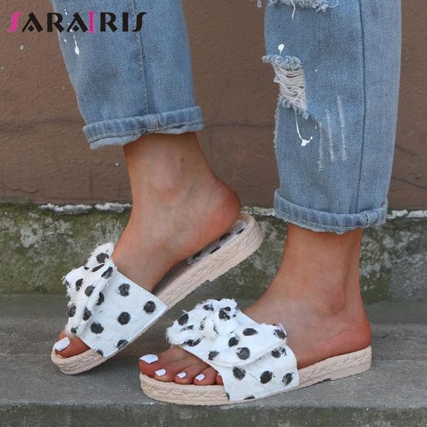 slippers sarairis big size 35-43 ladies casual flat with women fashion mixed colors bowtie shoes woman, Black
slippers sarairis big size 35-43 ladies casual flat with women fashion mixed colors bowtie shoes woman, Black