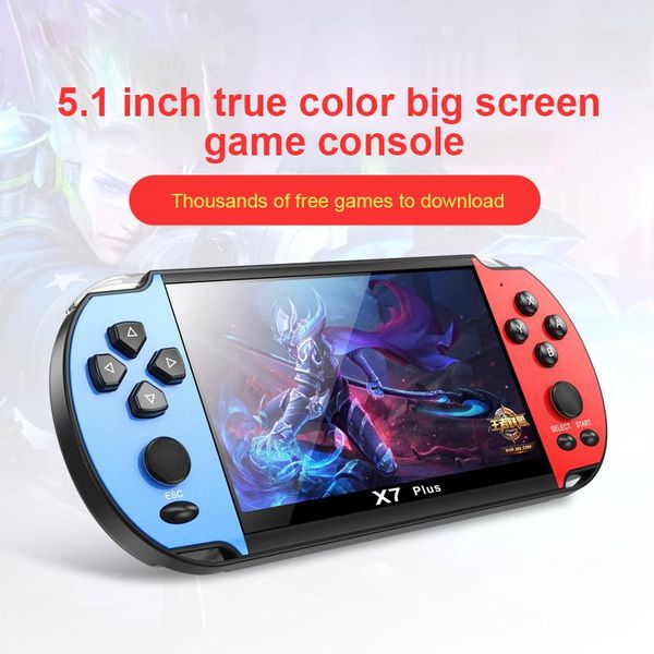 plus 5.1inch handheld player portable retro 8gb double rocker for kids players game