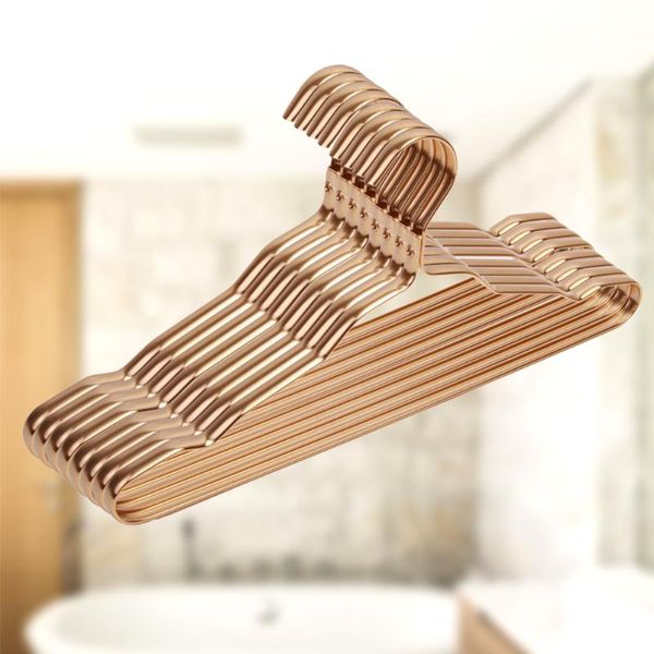 hangers & racks 10pcs aluminum alloy clothing hanger durable domestic coat for children hanging supplies (golden)
hangers & racks 10pcs aluminum alloy clothing hanger durable domestic coat for children hanging supplies (golden)