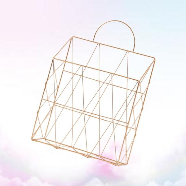laundry bags 1pc iron magazine handle storage basket wall hanging deskbooks spapers holder (golden)
laundry bags 1pc iron magazine handle storage basket wall hanging deskbooks spapers holder (golden)