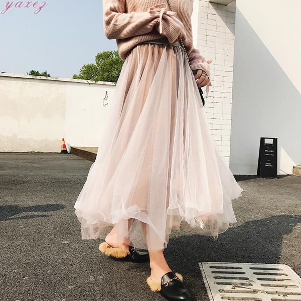 skirts arrival fairy super large swing 12 layers mesh skirt elastic waist fluffy transparent japanese long women tulle, Black
skirts arrival fairy super large swing 12 layers mesh skirt elastic waist fluffy transparent japanese long women tulle, Black