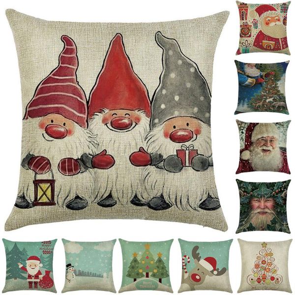cushion/decorative pillow christmas pillowcase santa cotton linen sofa car cushions home decoration merry case cushion cover
cushion/decorative pillow christmas pillowcase santa cotton linen sofa car cushions home decoration merry case cushion cover
