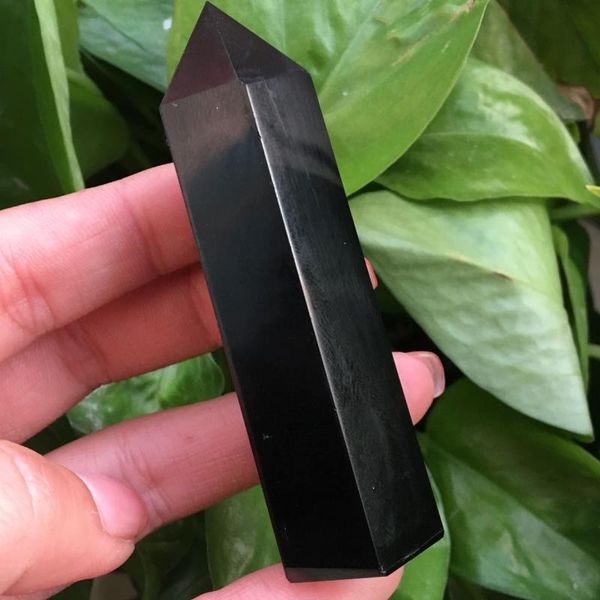 decorative objects & figurines natural beautiful obsidian crystal point healing 80mm
decorative objects & figurines natural beautiful obsidian crystal point healing 80mm