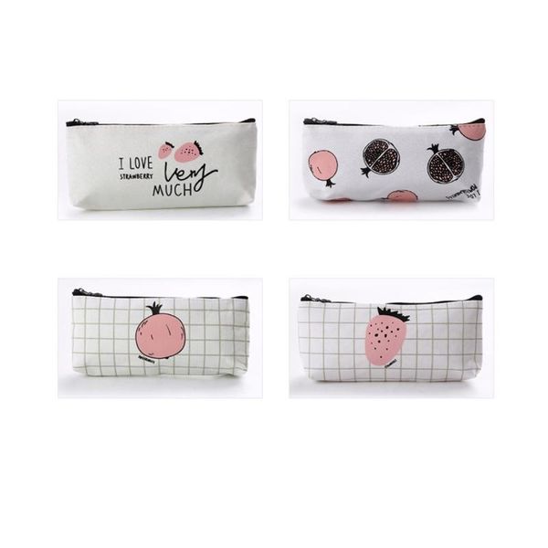 pencil cases simple sweet strawberry pomegranate canvas case large capacity kawaii bag pouch for students back to school
pencil cases simple sweet strawberry pomegranate canvas case large capacity kawaii bag pouch for students back to school