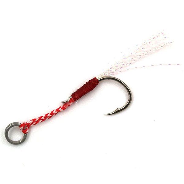5pcs/lot stainless steel jigging spoon fishing hook with feather and ring jig assist fishhook plate saltwater hooks
5pcs/lot stainless steel jigging spoon fishing hook with feather and ring jig assist fishhook plate saltwater hooks