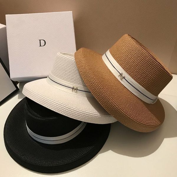 summer new designer lampshade straw simple ribbon m-standard fashion large eaves face uv protection sun hat female, Black;white
summer new designer lampshade straw simple ribbon m-standard fashion large eaves face uv protection sun hat female, Black;white