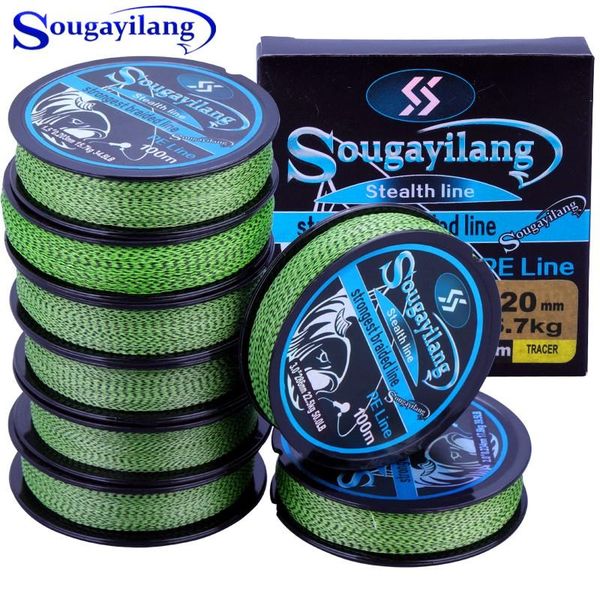 sougayilang 100m 4 strands pe fishing line braided spot color wire 15.5-65.3lb smooth durable ice sea cord braid
sougayilang 100m 4 strands pe fishing line braided spot color wire 15.5-65.3lb smooth durable ice sea cord braid