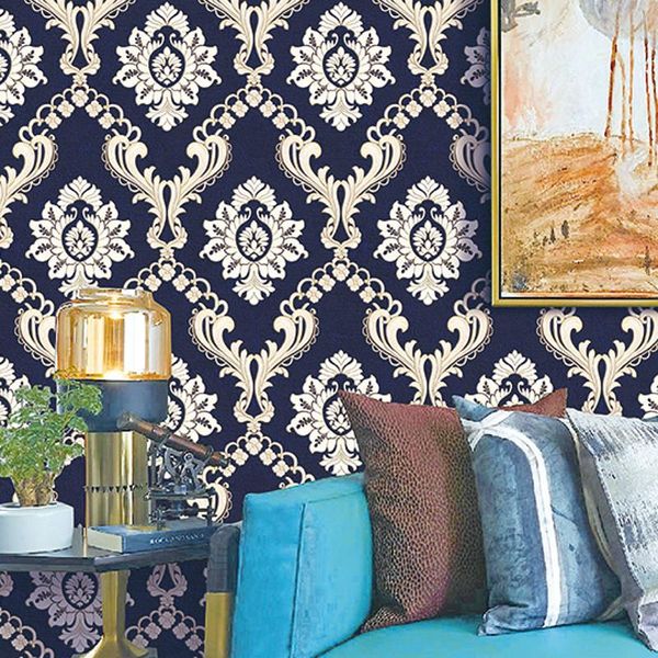 navy blue floral damask wallpaper luxury wall paper roll bedroom living room background home decor wallpapers
navy blue floral damask wallpaper luxury wall paper roll bedroom living room background home decor wallpapers