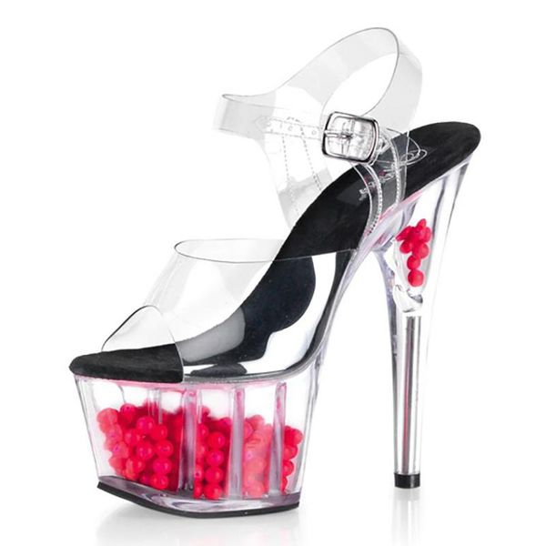 platform sandals women summer shoes 15cm high heels clear transparent crystal pearl pole dance party pumps dress, Black
platform sandals women summer shoes 15cm high heels clear transparent crystal pearl pole dance party pumps dress, Black