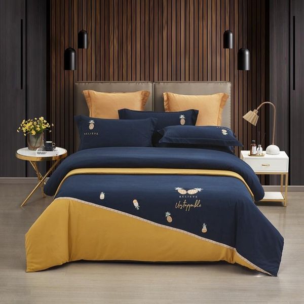 bedding sets michiko home textiles luxury simple quilt cover sheet pillow case solid color splicing double bed four piece set
bedding sets michiko home textiles luxury simple quilt cover sheet pillow case solid color splicing double bed four piece set
