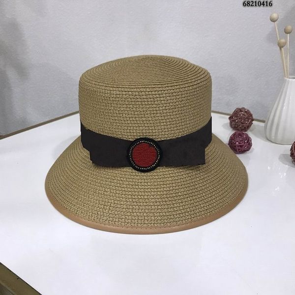 2021 luxry fashion women summer dark brown wide brim straw hat with black cloth red circle belt size, Blue;gray
2021 luxry fashion women summer dark brown wide brim straw hat with black cloth red circle belt size, Blue;gray