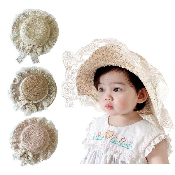lace baby hat with bow summer princess kids cap for girls beach children fashion panama straw hats sun 1 pc caps &, Yellow
lace baby hat with bow summer princess kids cap for girls beach children fashion panama straw hats sun 1 pc caps &, Yellow