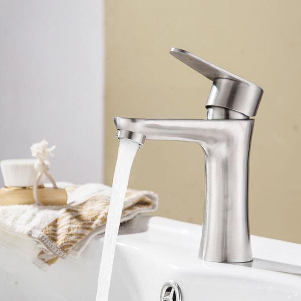 bathroom sink faucets stainless steel basin faucet brushed water tap vanity cold and mixer single handle wash
bathroom sink faucets stainless steel basin faucet brushed water tap vanity cold and mixer single handle wash