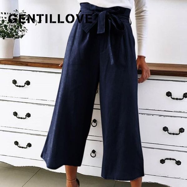women's pants & capris casual loose wide leg womens elegant fashion preppy style trousers female solid palazzo high waist bow, Black;white
women's pants & capris casual loose wide leg womens elegant fashion preppy style trousers female solid palazzo high waist bow, Black;white