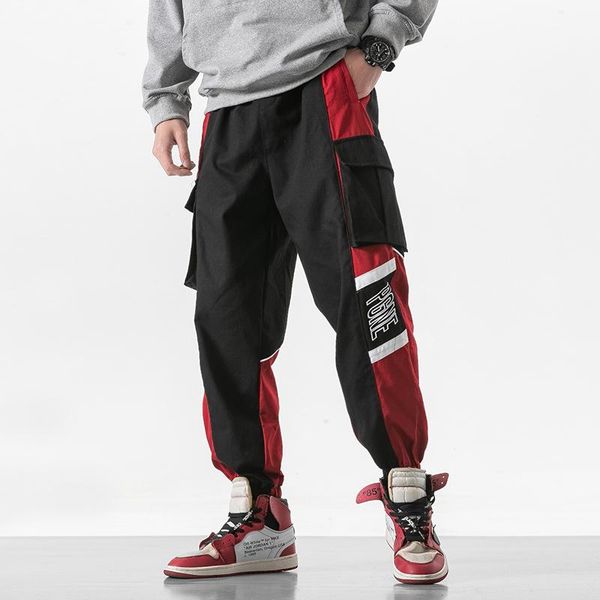 patchwork cargo harem pant men hip hop pockets casual jogger trousers elastic waist mens harajuku streetwear pants men's, Black
patchwork cargo harem pant men hip hop pockets casual jogger trousers elastic waist mens harajuku streetwear pants men's, Black