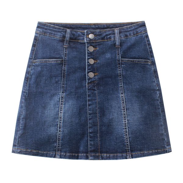 skirts women denim mini skirt fashion summer high waist korean streetwear blue a-line button jeans miwn, Black
skirts women denim mini skirt fashion summer high waist korean streetwear blue a-line button jeans miwn, Black