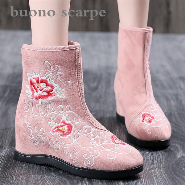 boots winter style embroidered shoes women's ancient high-heeled chinese cloth non-slip ankle, Black
boots winter style embroidered shoes women's ancient high-heeled chinese cloth non-slip ankle, Black