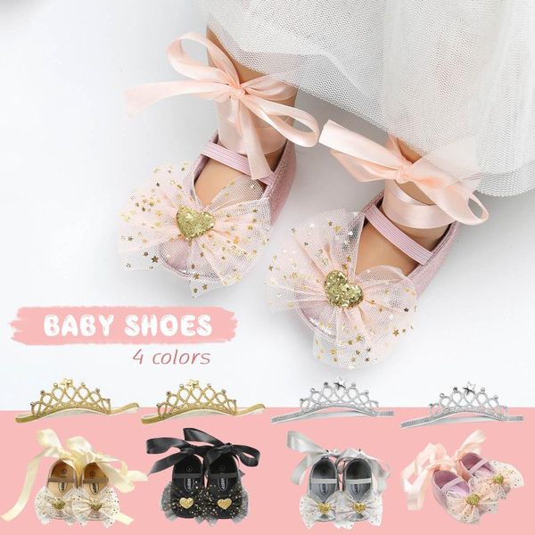 first walkers bowknot baby shoes pu toddler girl sets crown tiara bow-knot soft sole hook & loop bling for girls
first walkers bowknot baby shoes pu toddler girl sets crown tiara bow-knot soft sole hook & loop bling for girls