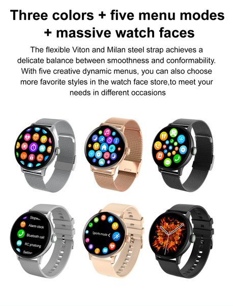 the new dt2+ smart watch wearable men's and women's waterproof true heart rate bluetooth call bluetooth music player password prot
the new dt2+ smart watch wearable men's and women's waterproof true heart rate bluetooth call bluetooth music player password prot