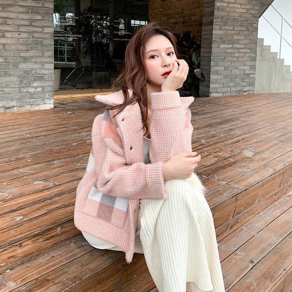 women's jackets mink wool jacket, square mesh loose cardigan, long sleeve sweater, collar down, warm winter pocket button enzw, Black;brown
women's jackets mink wool jacket, square mesh loose cardigan, long sleeve sweater, collar down, warm winter pocket button enzw, Black;brown