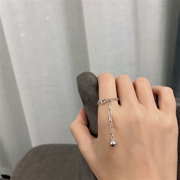 sgrz ins minority temperament national jewelry s925 pure silver round bead chain korean personalized women's chain band rings silver ri
sgrz ins minority temperament national jewelry s925 pure silver round bead chain korean personalized women's chain band rings silver ri