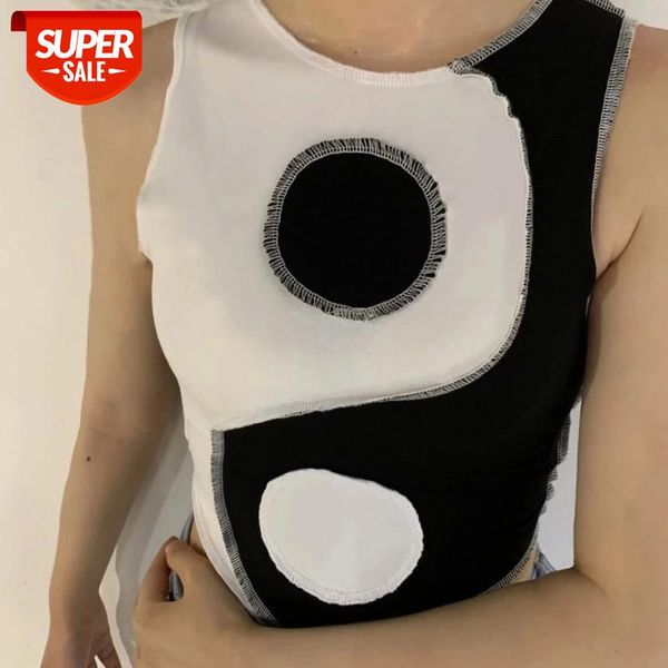 o-neck sleeveless patchwork crop women 2021 fashion cute casual knit shirt autumn female tank basic stretchy #ud8q, White
o-neck sleeveless patchwork crop women 2021 fashion cute casual knit shirt autumn female tank basic stretchy #ud8q, White