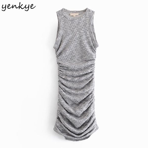 fashion women vintage gray draped bodycon mini dress female o neck sleeveless tank slim night out vestido casual dresses, Black;gray
fashion women vintage gray draped bodycon mini dress female o neck sleeveless tank slim night out vestido casual dresses, Black;gray