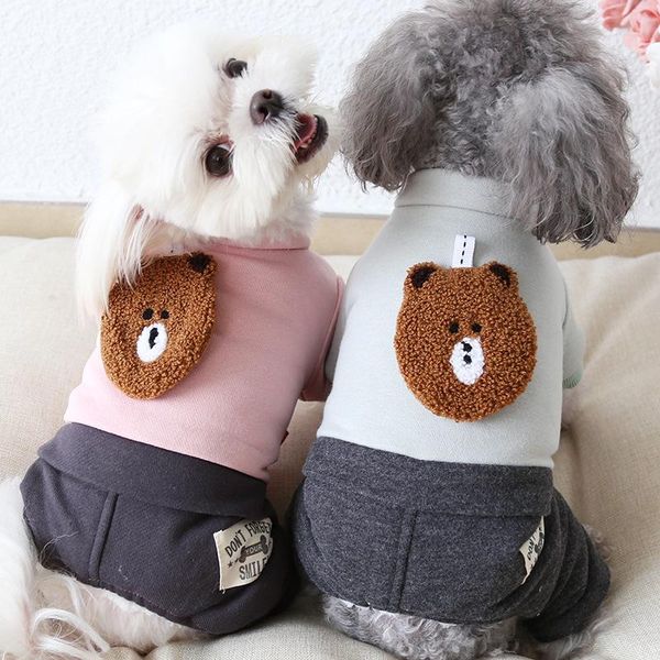 bear cotton dog jumpsuits bathrobe pet clothes winter warm pajamas thick coats clothing for dogs cat yorkie maltese apparel
bear cotton dog jumpsuits bathrobe pet clothes winter warm pajamas thick coats clothing for dogs cat yorkie maltese apparel