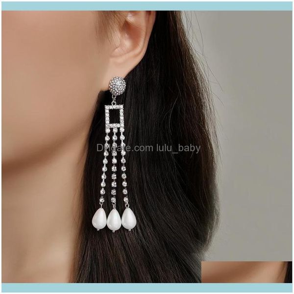 dangle jewelrydangle & chandelier luxury long three pearl pendant geometric rec earrings for women fashion wedding party trendy drop deliver, Silver
dangle jewelrydangle & chandelier luxury long three pearl pendant geometric rec earrings for women fashion wedding party trendy drop deliver, Silver