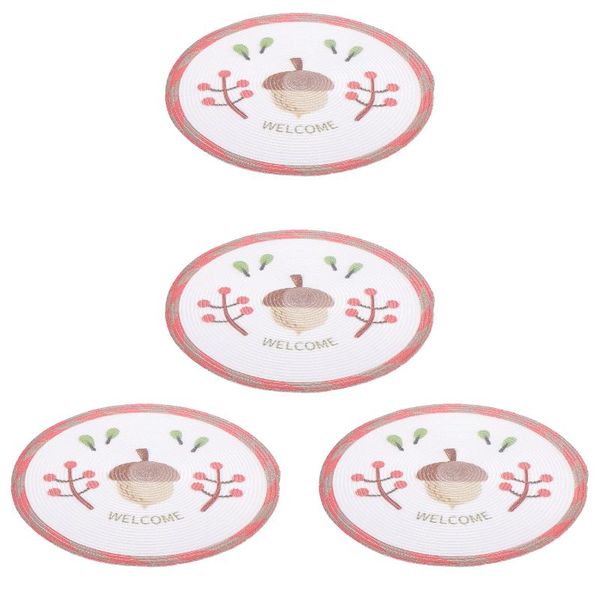 party favor 4pcs cup mats insulated anti-skidding pads kitchen use coasters (assorted color)
party favor 4pcs cup mats insulated anti-skidding pads kitchen use coasters (assorted color)