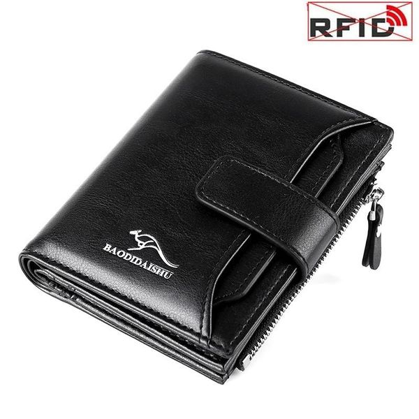 genuine leather wallet men's rfid anti theft short zipper card holder bag coin purse men and women pocket fashion wallets, Red;black
genuine leather wallet men's rfid anti theft short zipper card holder bag coin purse men and women pocket fashion wallets, Red;black